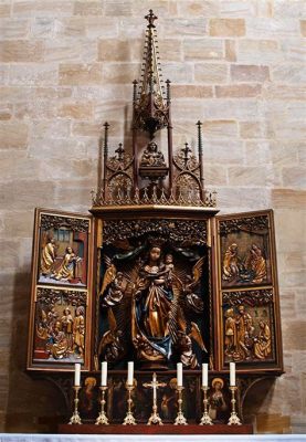 El Retablo de Bamberg: Una explosión de colores y simbolismo religioso!